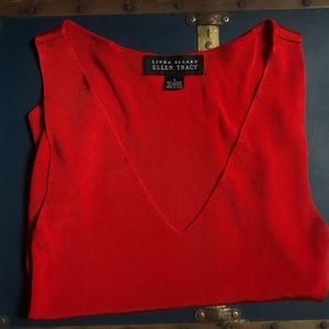 🍒 Red Ellen Tracy Top 🍒